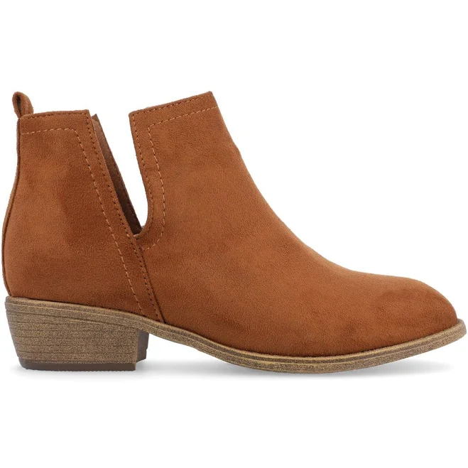 shoes Journee Women's Collection Rimi Block Heel Booties Journee Collection $69.99