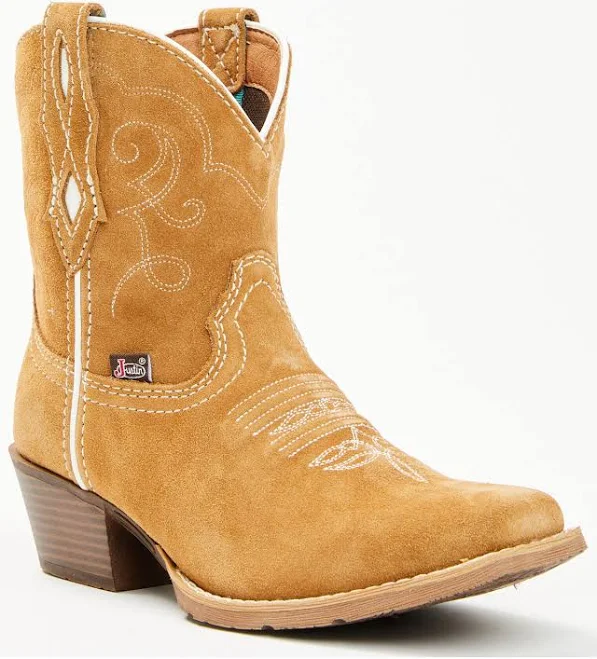 shoes Justin Women's Gypsy Suede Western Booties Boot Barn $124.99