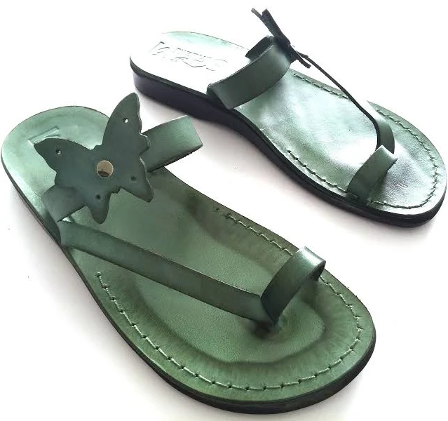 shoes Ladies Spartan Greek Leather Slide Sandals Etsy - Sandalimshop $81