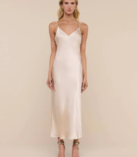 dress L'agence Seridie Silk Slip Dress lagence.com $625