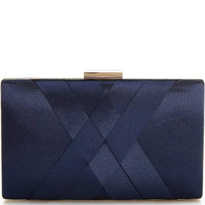 bag Landry Women's Satin Minaudiere Clutch Dillard's $65