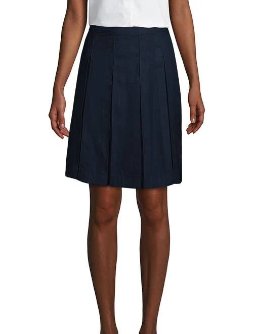 skirt Lands' End Women's Box Pleat Skirt Nordstrom $43.95