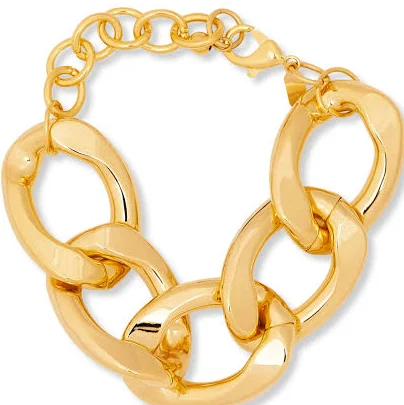 accessory Large Link Gold Chain Bracelet Kenneth Jay Lane $55