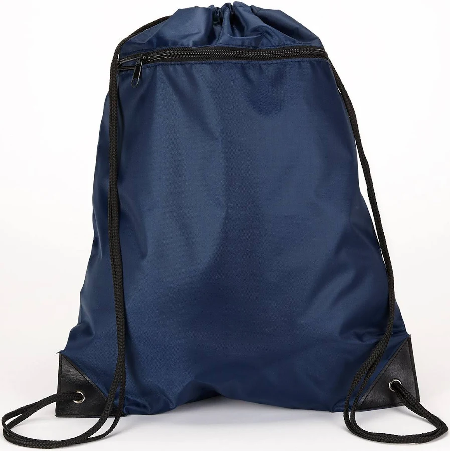 bag Liberty Bags 8888 Zippered Drawstring Backpack Blankstyle.com $2.48