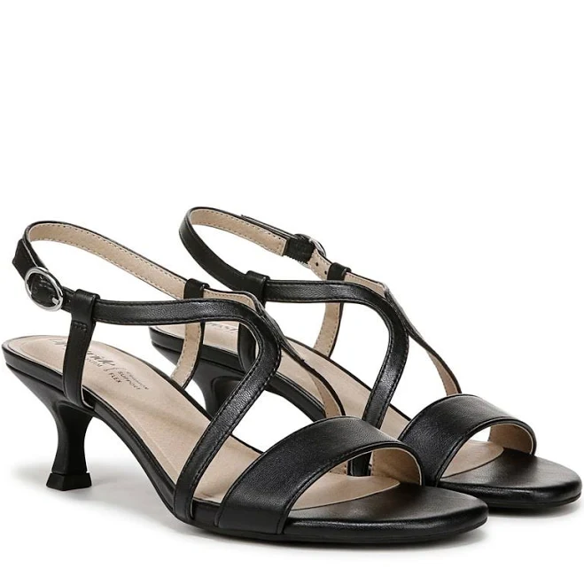 shoes LifeStride Women's Nolita Kitten Heel Slingback Sandals Famous Footwear $49.99
