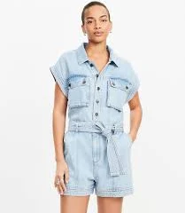 romper Loft Women's Denim Utility Romper LOFT $35.7