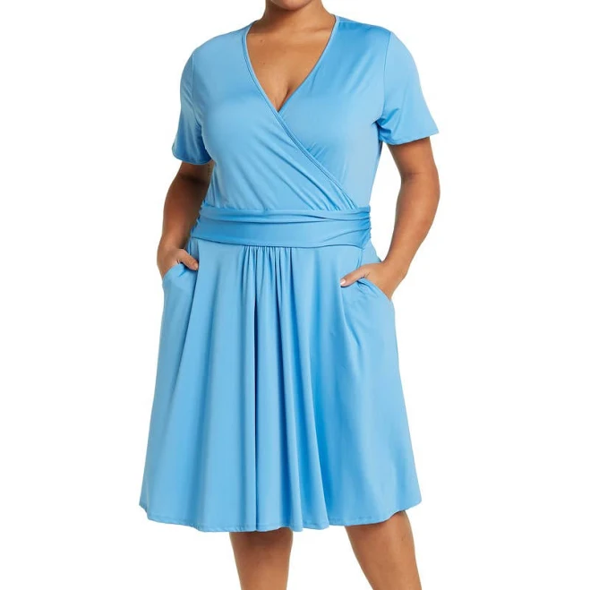 dress Love By Design Mallory Short-Sleeve Wrap Dress Nordstrom Rack $34.97
