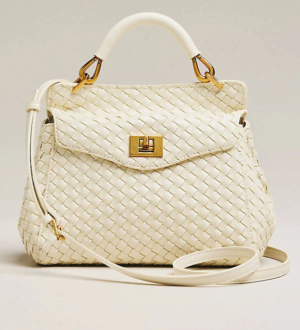 bag Lucia Classic Top Handle Woven Bag Anthropologie $139