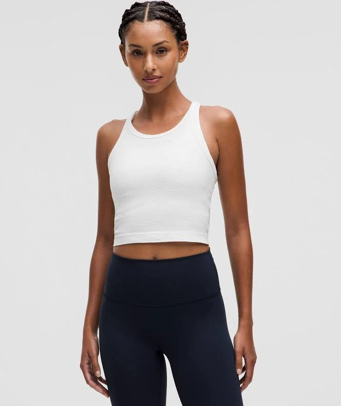top Lululemon Swiftly Tech Cropped Racerback Tank Top 2.0 lululemon $29