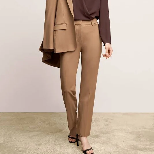pants M.M.LaFleur Women's Smith Washable Wool Twill Straight-Leg Pants M.M.LaFleur $195