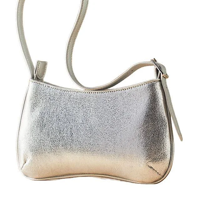 bag Mali + Lili Imani Metallic Shoulder Bag Editorialist $68
