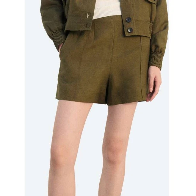 shorts MANGO Women's High-Waist Linen Shorts Nordstrom $79.99