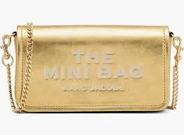 bag Marc Jacobs The Metallic Leather Chain Mini Bag eBay $170