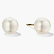 accessory Mejuri 18K Gold Vermeil Pearl Stud Earrings Mejuri US $118