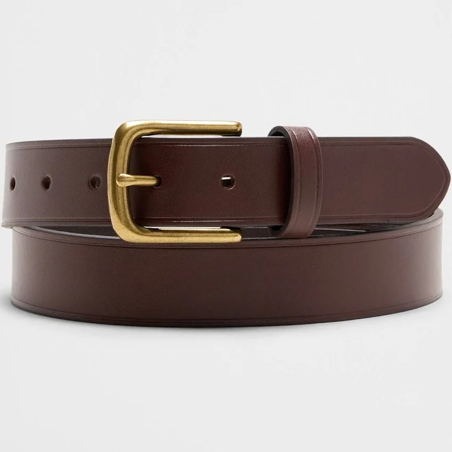 accessory Men's Classic Leather Chino Belt Banana Republic Factory $39