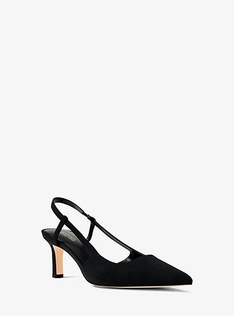 shoes MICHAEL Michael Kors Alora Suede Slingback Pumps Michael Kors $135