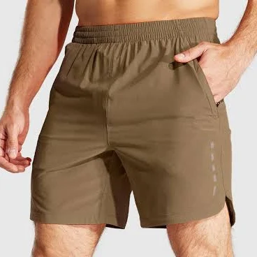 hiking outfits Mier Men's Quick Dry Running Shorts with Zipper Pockets MIER $32.99