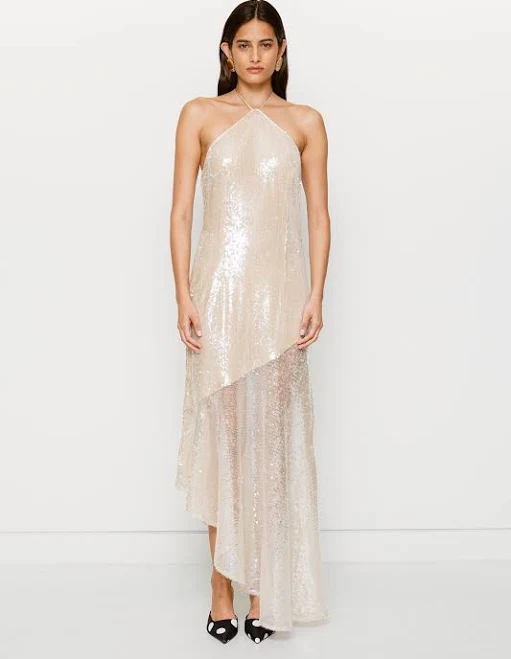 dress Mina Sequin Maxi Dress The Wolf Gang $290
