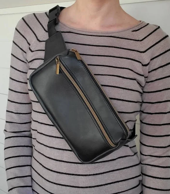 bag Minimalist Genuine Leather Belt Bag Etsy - Charlie7Bags $50