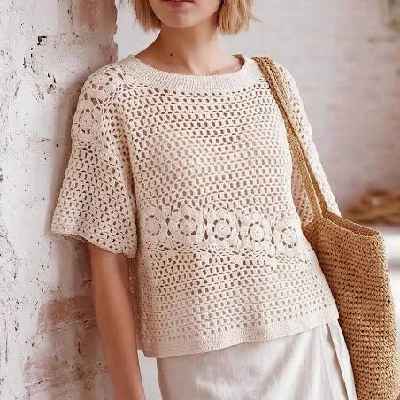 top Minimalist Knitwear Open Knit Boho Crochet Lace Crop Top Etsy - Seller $194.88