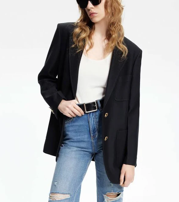 blazer MO&Co. Women's Single Breasted Wool Blend Blazer MO&Co. $295