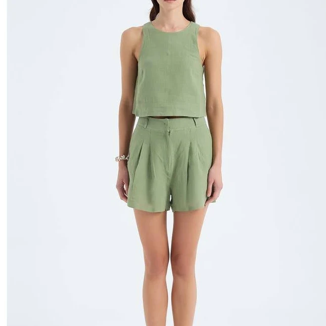 shorts Monlicia Women's Reve Relaxed Fit Linen High-Waist Shorts Nordstrom $89