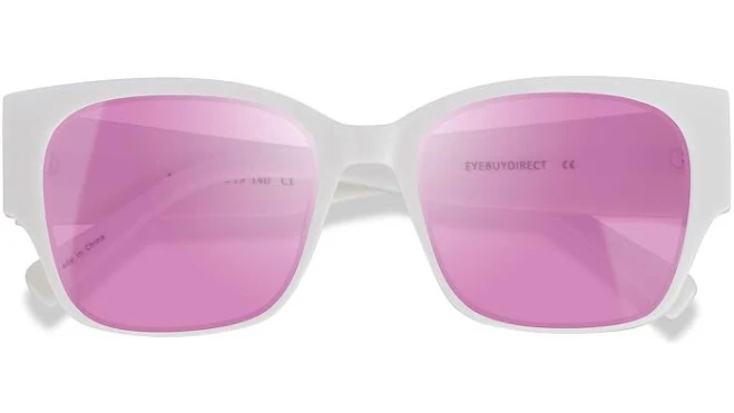 accessory Myla Square Acetate Sunglasses with 1.6 Basic Tint Lenses eyebuydirect.com $43