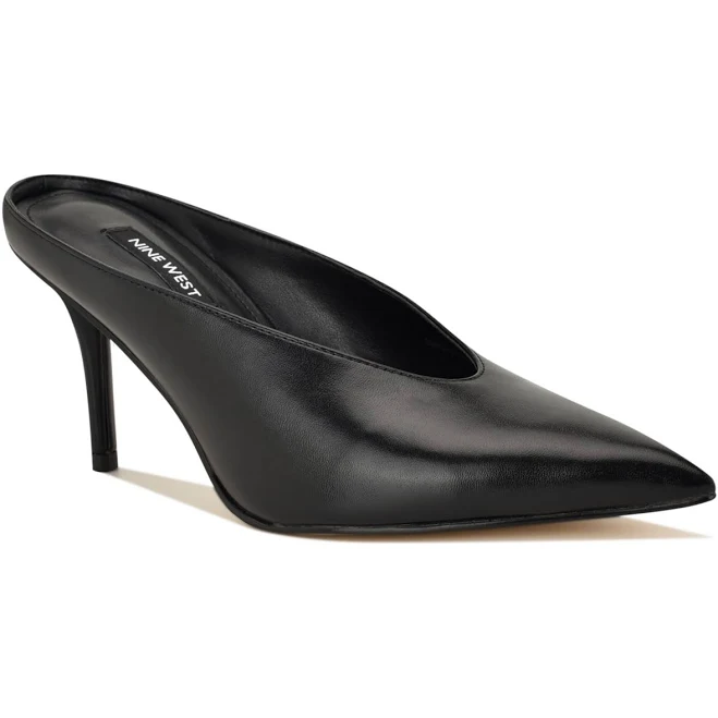 shoes Nine West Women's Verra Pointed Toe Stiletto Mule Pumps Macy's $66.5