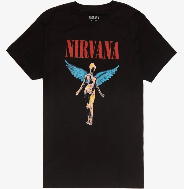 top Nirvana in Utero Graphic T-Shirt Hot Topic $22.32