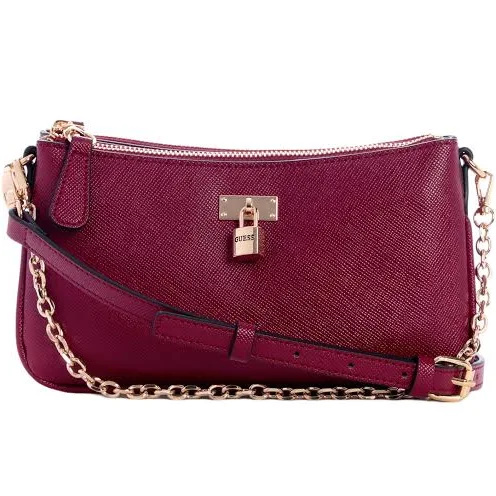 bag Nora Saffiano Crossbody with Gold Hardware Guess Factory $74.99