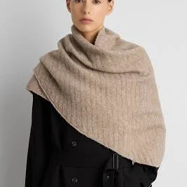 accessory Oak + Fort Knit Shawl Scarf Oak and Fort US $48