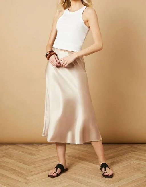 skirt Oasis Women's Bias Cut Satin Midi Skirt Lyst $26