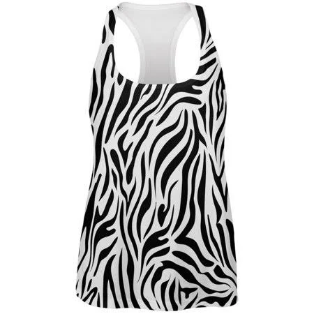 top Old Glory Women's Zebra Print Tank Top Walmart - Old Glory $22.95