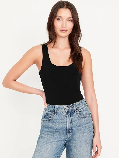 bodysuit Old Navy Women's Double-Layer Scoop-Neck Bodysuit Old Navy $14.99