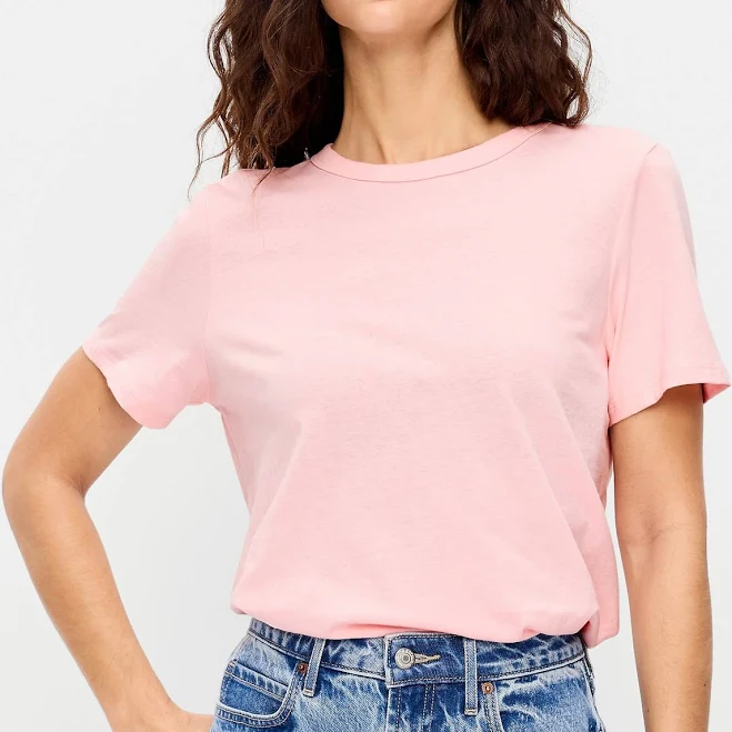 top Old Navy Women's Everywear Crew-Neck T-Shirt Old Navy $8.99