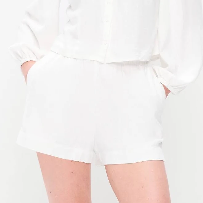 shorts Old Navy Women's High-Waisted Linen Pull-On Shorts Old Navy $14.99