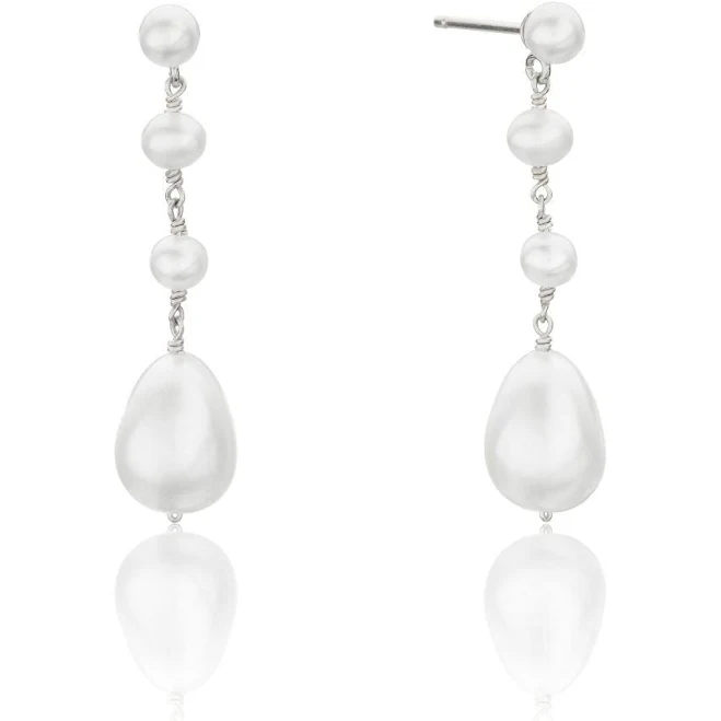 accessory Pearl Drop Earrings LILY & ROO $168