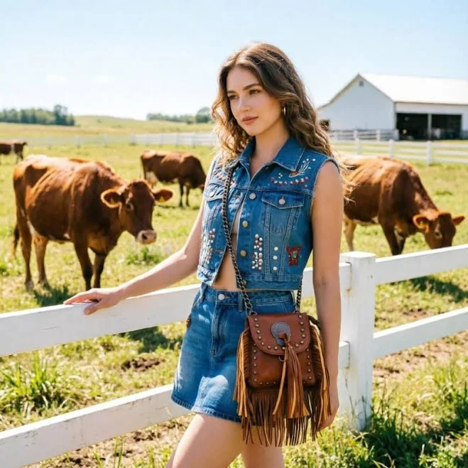 bag Personalized Vegan Leather Fringe Crossbody Purse Etsy - Seller $66.93