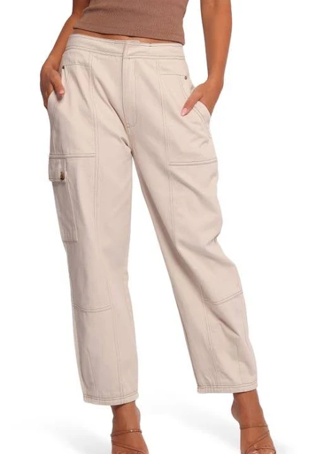 bottoms Petal & Pup Women's Kiah Cotton Cargo Pants Nordstrom $89