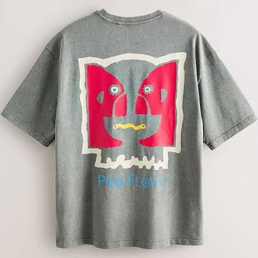 top Pink Floyd Relaxed Fit Graphic Print T-Shirt Next USA $49