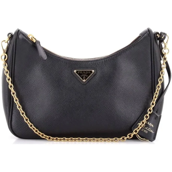 bag Prada Women's Re-Edition 2005 Saffiano Leather Bag Macy's $1592