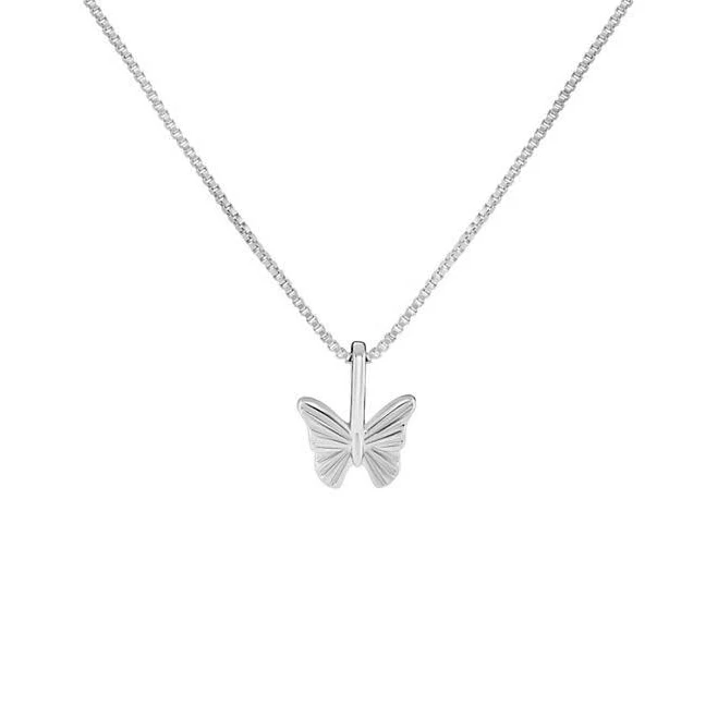 accessory PRIMROSE Sterling Silver Etched Butterfly Pendant Necklace Kohl's $15.3