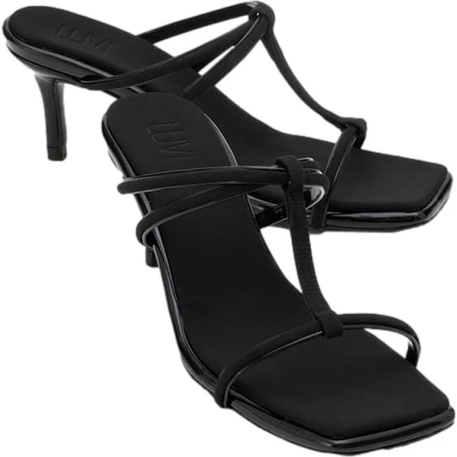 shoes Prologue Women's Mocha Square‐Toe Thin‐Strap Heel Sandals Nordstrom $104