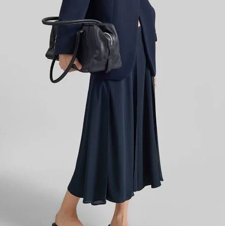 skirt Provence Fluid A-Line Midi Skirt The Frankie Shop $235