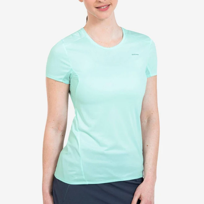 hiking outfits Quechua Women's MH100 T-Shirt decathlon.com $15