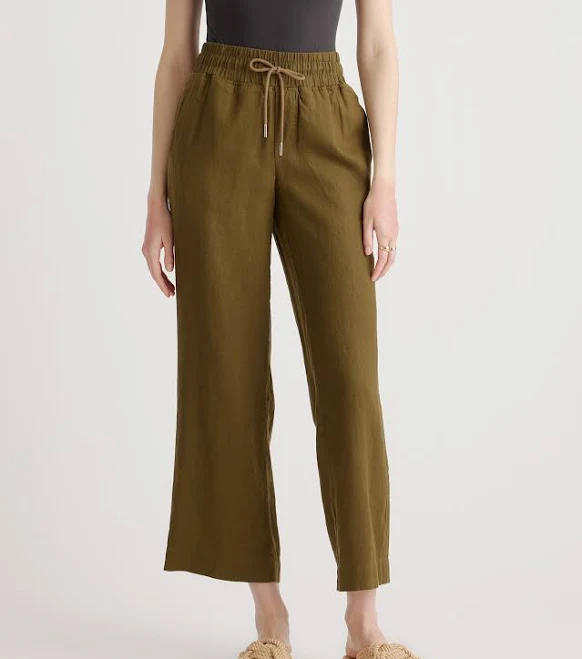 bottoms Quince Women's European Linen Wide Leg Pants Quince $42