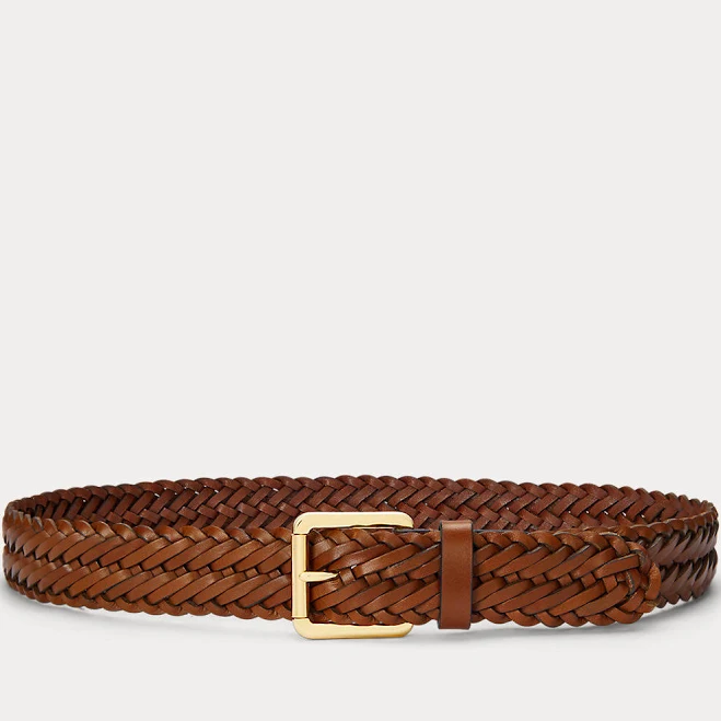 accessory Ralph Lauren Women's Braided Vachetta Leather Belt Ralph Lauren $80