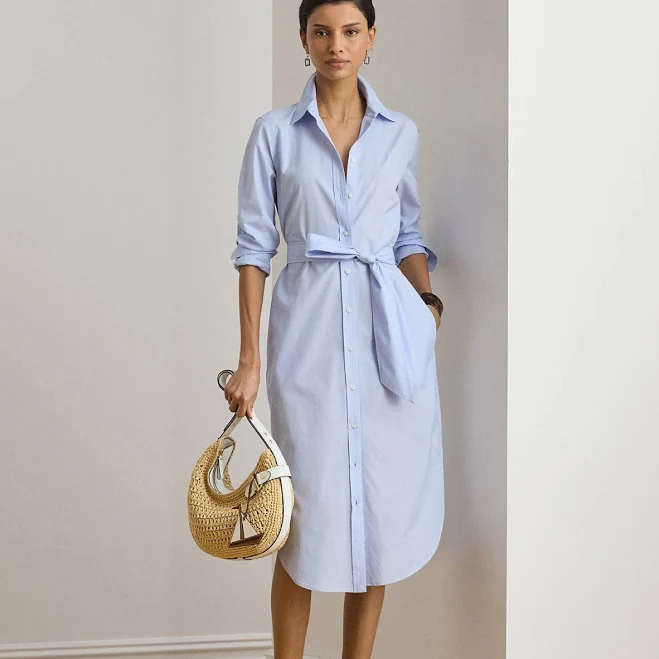 dress Ralph Lauren Women's Cotton Shirtdress Macy's $185