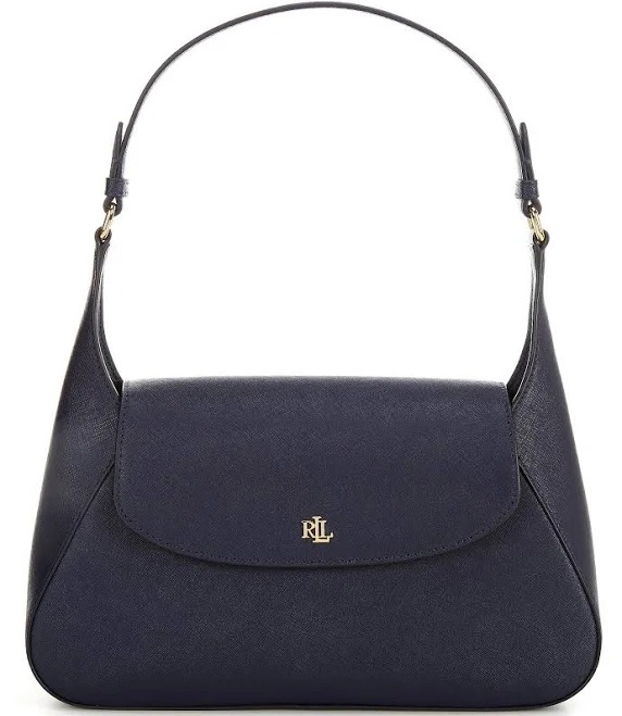 bag Ralph Lauren Women's Crosshatch Medium Schylar Leather Shoulder Bag Dillard's $250