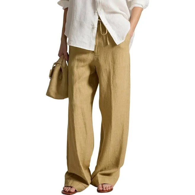 pants Ralph Lauren Women's Linen Drawstring Pant Nordstrom $248